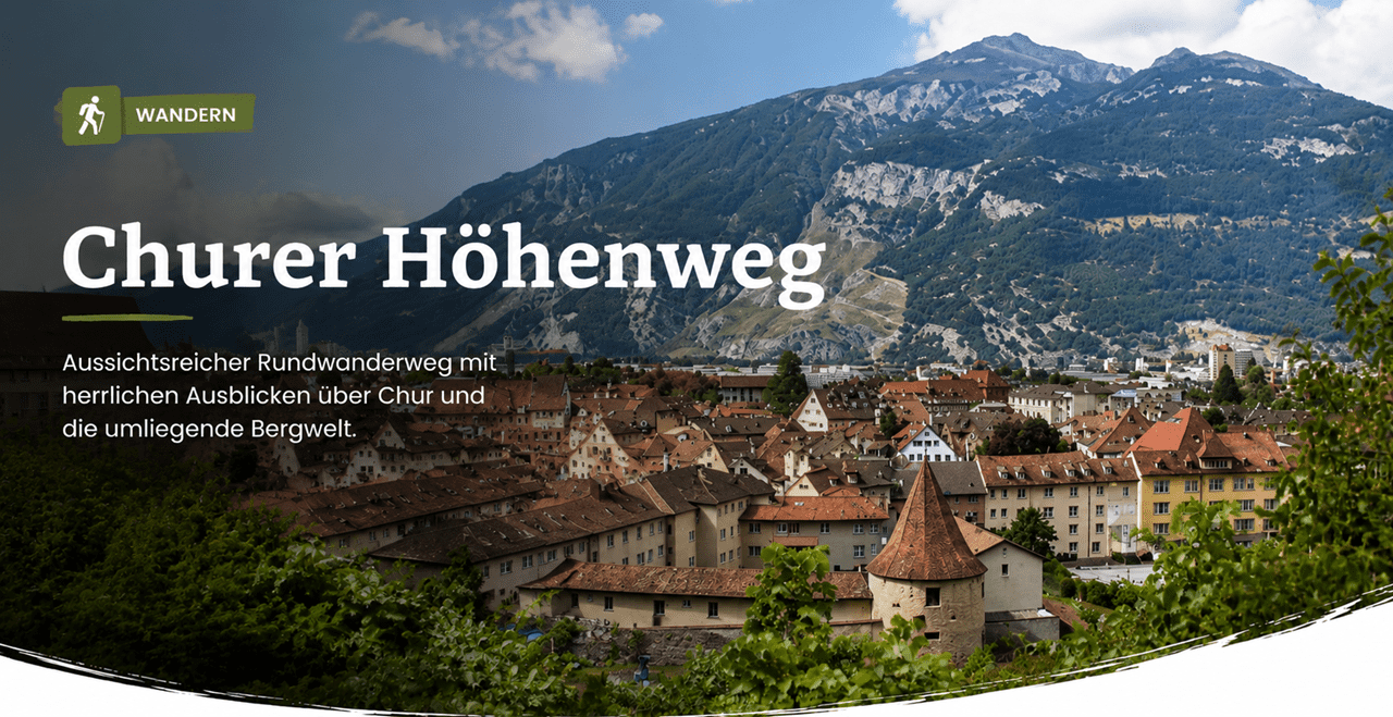 Churer Höhenweg Aussichtsreicher Rundwanderweg der Ihnen unvergessliche Momente im Herzen der Alpen­stadt bescheren wird.